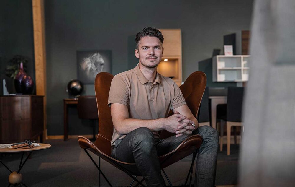 Eric Nilsson från Nilssons möbler i Lammhult