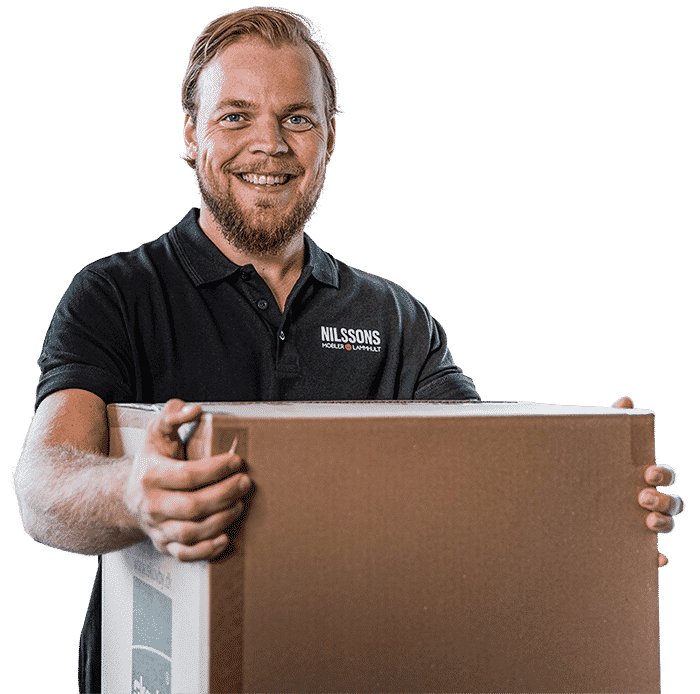 Nilssons möbler i Lammhult lagerarbetare